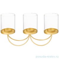 Подсвечник на 3 свечи 29,2 х 7,2 х 14 см / 340760