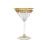 Бокалы для мартини 180 мл 6 шт &quot;Гала /Золотая коллекция, тонкое золото&quot; / 018268