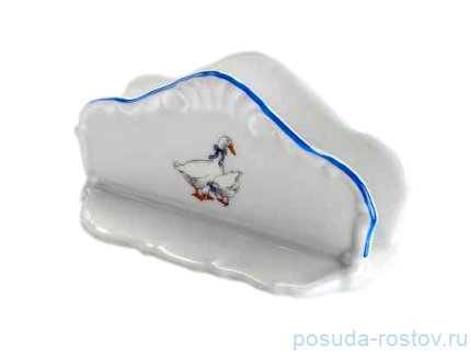 Салфетница 14 см &quot;Офелия /Гуси&quot; / 013566