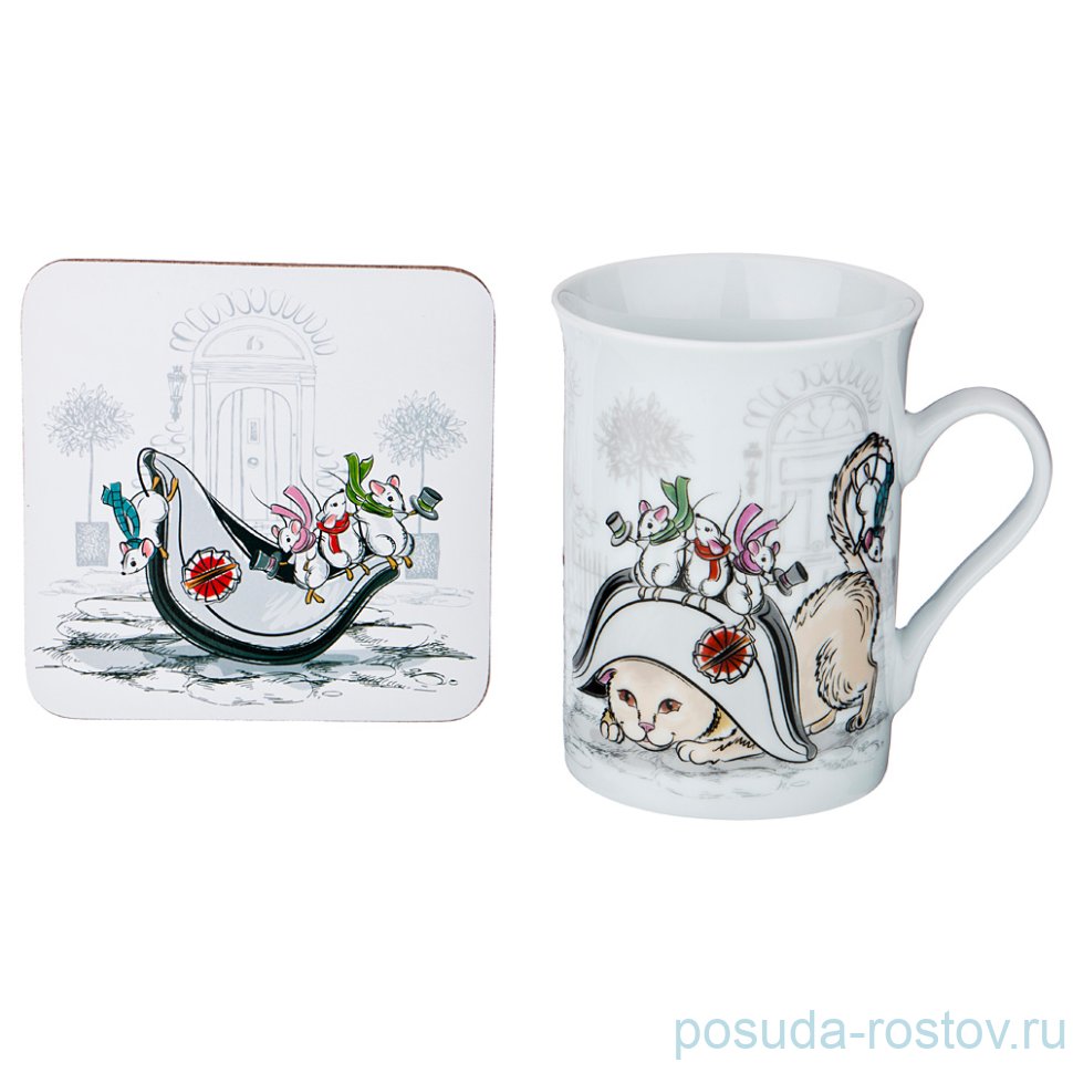 Кружка 300 мл с подставкой 10 х 10 см из МДФ / 189400 Кружка 300 мл с подставкой 10 х 10 см из МДФ / 189400