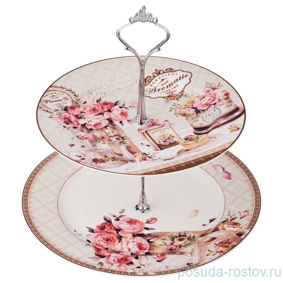 Этажерка 2-х ярусная 23 см "Лютеция" (23, 19 см) / 195442