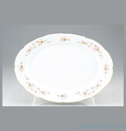 Блюдо 32 см овальное &quot;Менуэт /Цветочное пробуждение&quot; / 208993