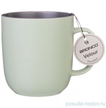 Кружка 400 мл мятная &quot;Velour&quot; (4шт.) / 264144
