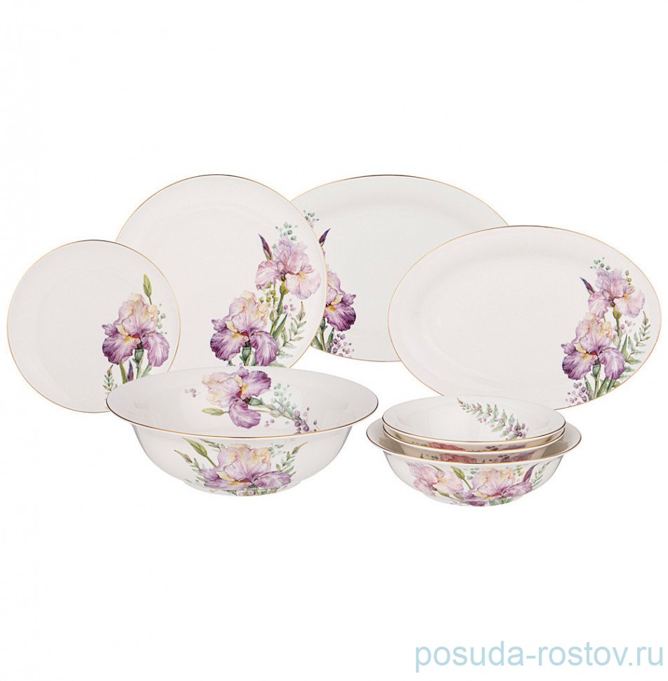 Столовый сервиз на 6 персон 23 предмета "Iris" / 300498