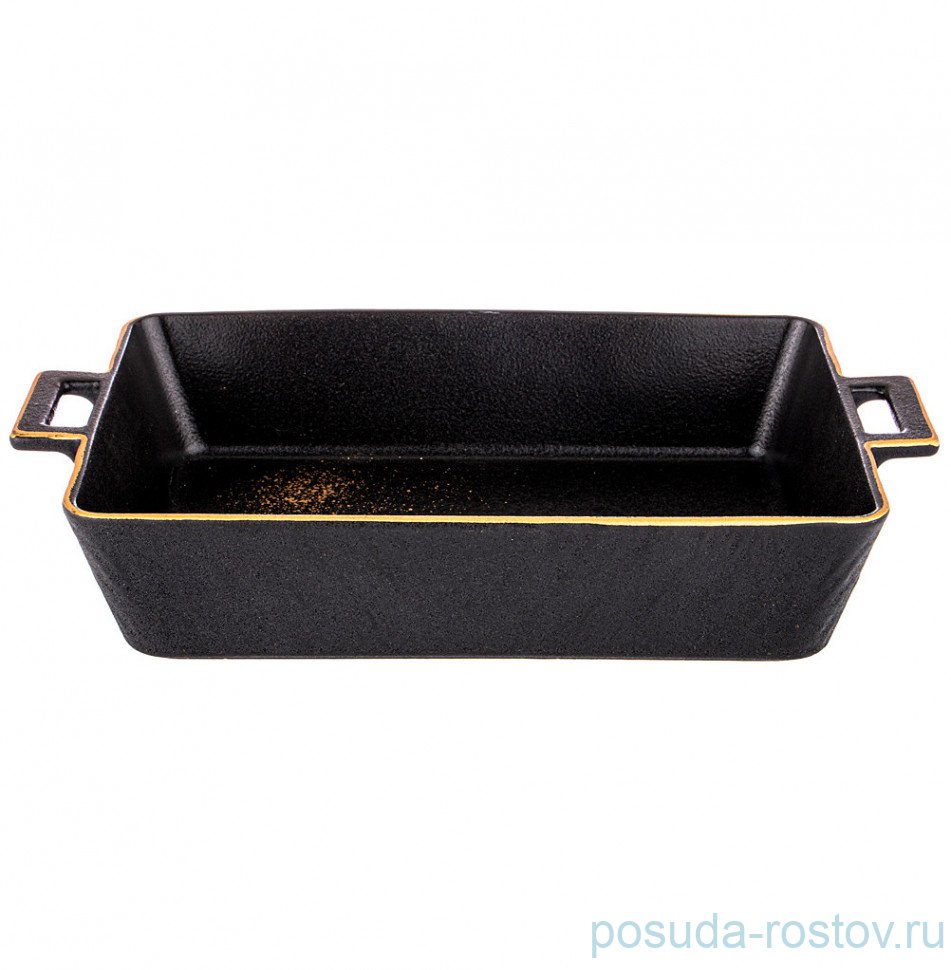 Блюдо для запекания 30 см прямоугольное с ручками "Midnight gold" / 236788