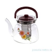 Заварочный чайник с ситечком &quot;Royal Classics /Цветы&quot; / 150524