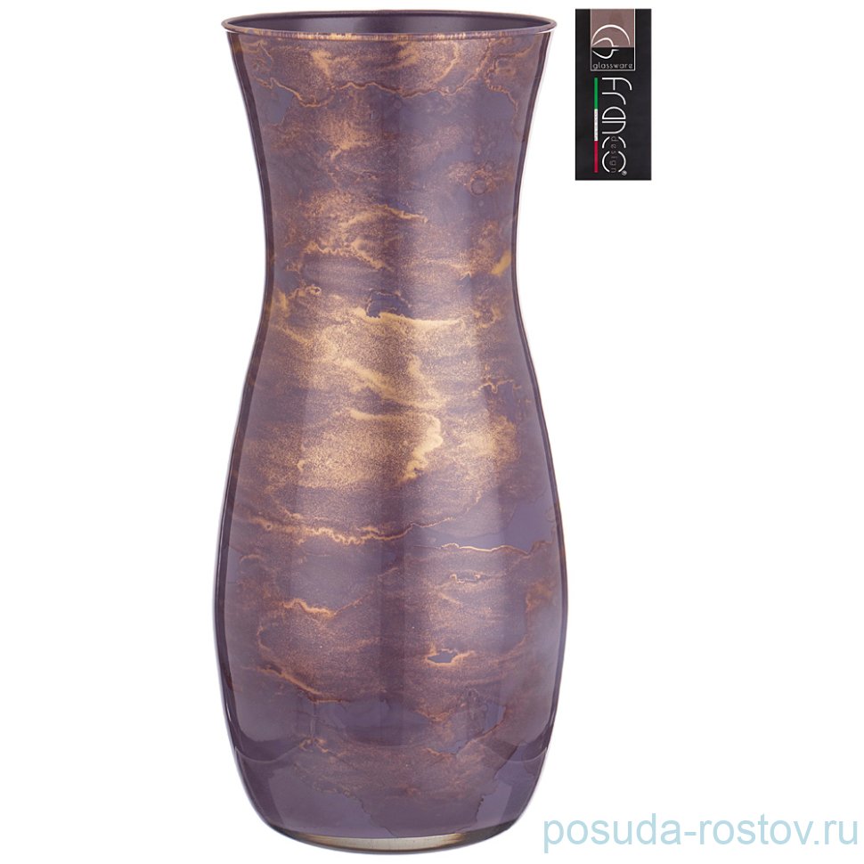 Ваза для цветов 37 см "Claudia golden marble lavender" / 288711 Ваза для цветов 37 см "Claudia golden marble lavender" / 288711