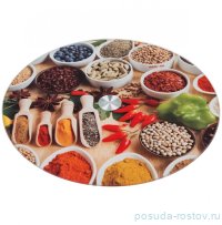 Блюдо 32 х 3 см вращающееся круглое &quot;Специи&quot; / 190181