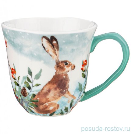 Кружка 420 мл &quot;Лесная сказка /Заяц /В зимнем лесу&quot; / 229507