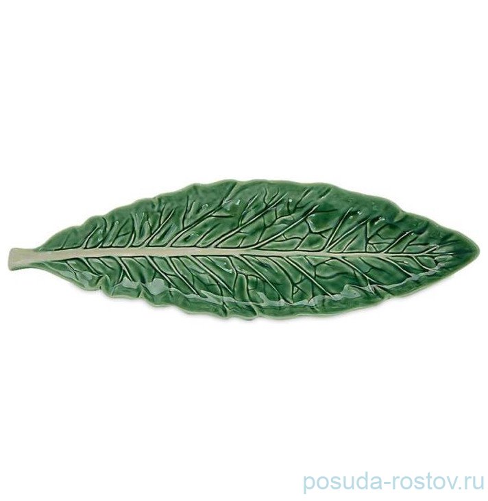 Блюдо 40 х 12,5 см Лист "Капуста" / 288643