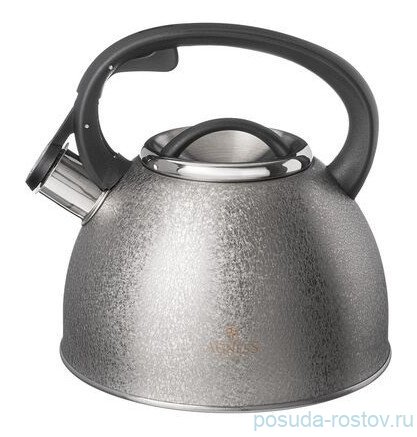 Чайник 2,5 л со свистком silver индукционное дно "Teekessel" / 314153