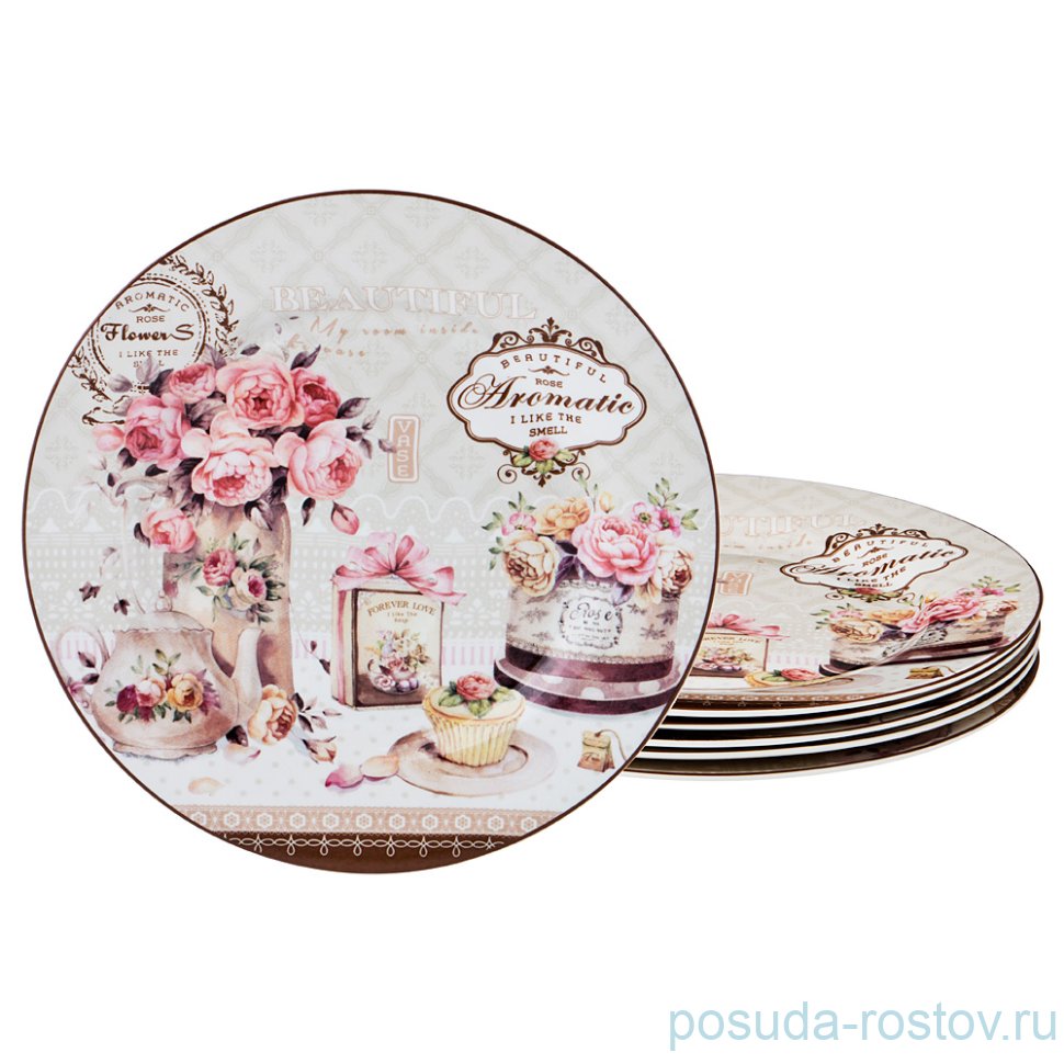Набор тарелок 19 см 6 шт "лютеция" / 195443 Набор тарелок 19 см 6 шт "лютеция" / 195443