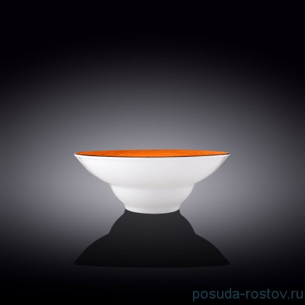 Тарелка 20 см глубокая оранжевая &quot;Spiral&quot; / 261578