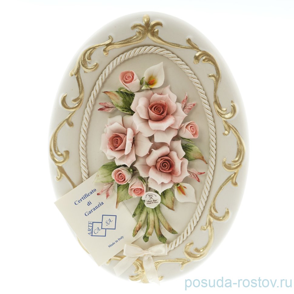 Картина 60 х 50 см овальная  ARTE CA.SA. S.R.L. "Арте /Букет роз" / 159846