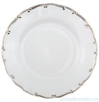 Набор тарелок 25 см 6 шт &quot;Анжелика /Платиновая отводка&quot; / 027753