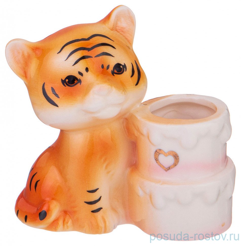 Подставка для зубочисток 7 х 4 х 7 см "Тигренок" / 263860