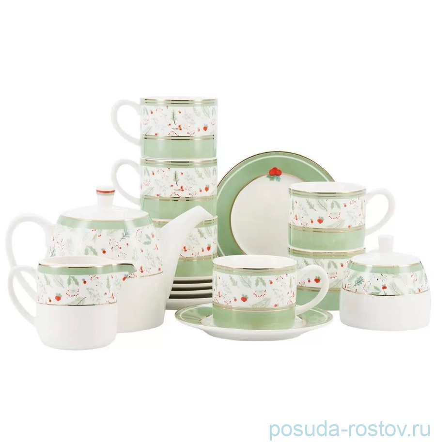 Чайный сервиз на 6 персон 15 предметов "Omela" / 365657 Чайный сервиз на 6 персон 15 предметов "Omela" / 365657