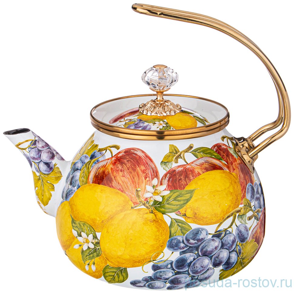Чайник 3 л эмалированный "agness /фландрия /фрукты" / 225333