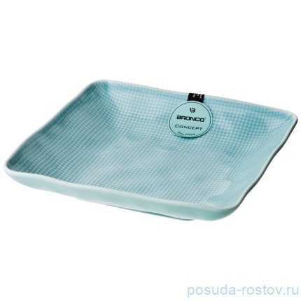 Салатник 20 х 20 см квадратный &quot;Concept /Голубой&quot; (4шт.) / 190885