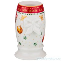 Подставка для зубочисток 7,6 см красная &quot;С новым годом! /Елка&quot; / 225716