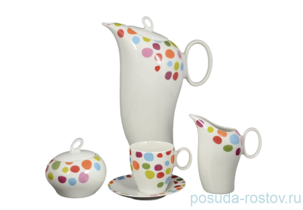 Чайный сервиз на 6 персон 17 предметов "Футуре /Тутти Фрутти" / 100053 Чайный сервиз на 6 персон 17 предметов "Футуре /Тутти Фрутти" / 100053