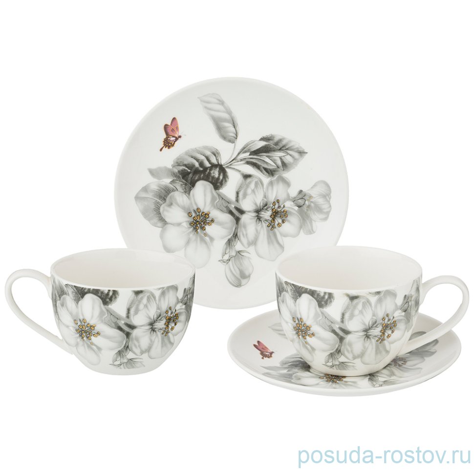 Набор чайных пар 300 мл 2 шт "Райские яблочки" / 209515 Набор чайных пар 300 мл 2 шт "Райские яблочки" / 209515