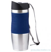 Термокружка 400 мл с кнопкой-стоппером  / 199207