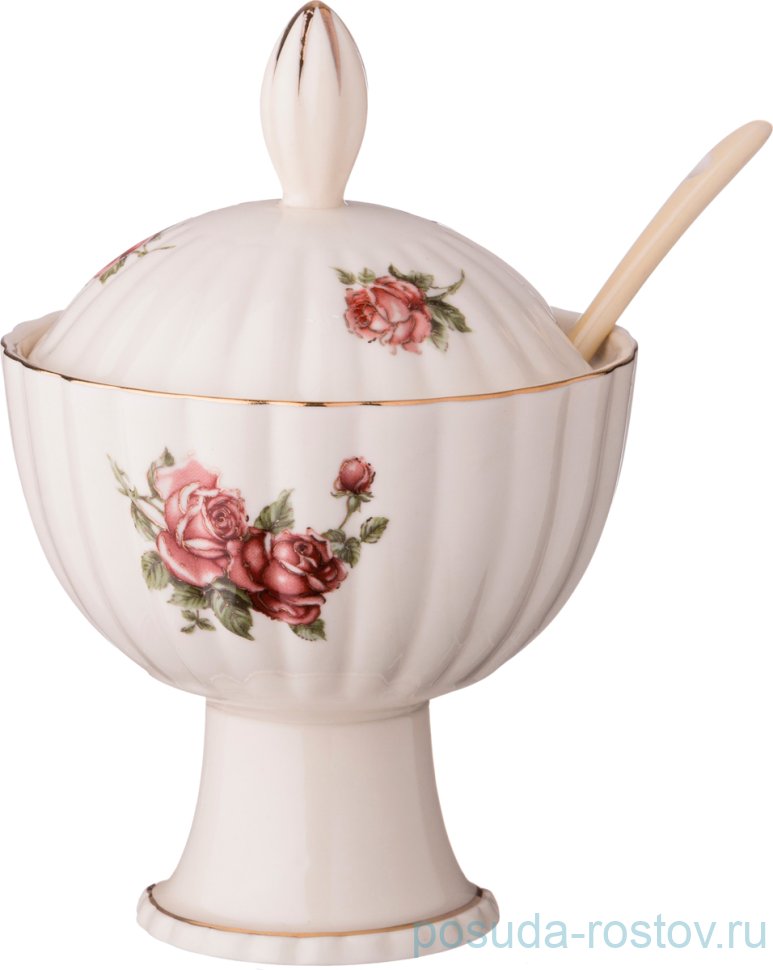 Сахарница 200 мл н/н "Корейская Роза" / 194469 Сахарница 200 мл н/н "Корейская Роза" / 194469