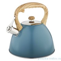 Чайник 3 л голубой /со свистком /индукция капсульное дно &quot;Agness&quot; / 195854