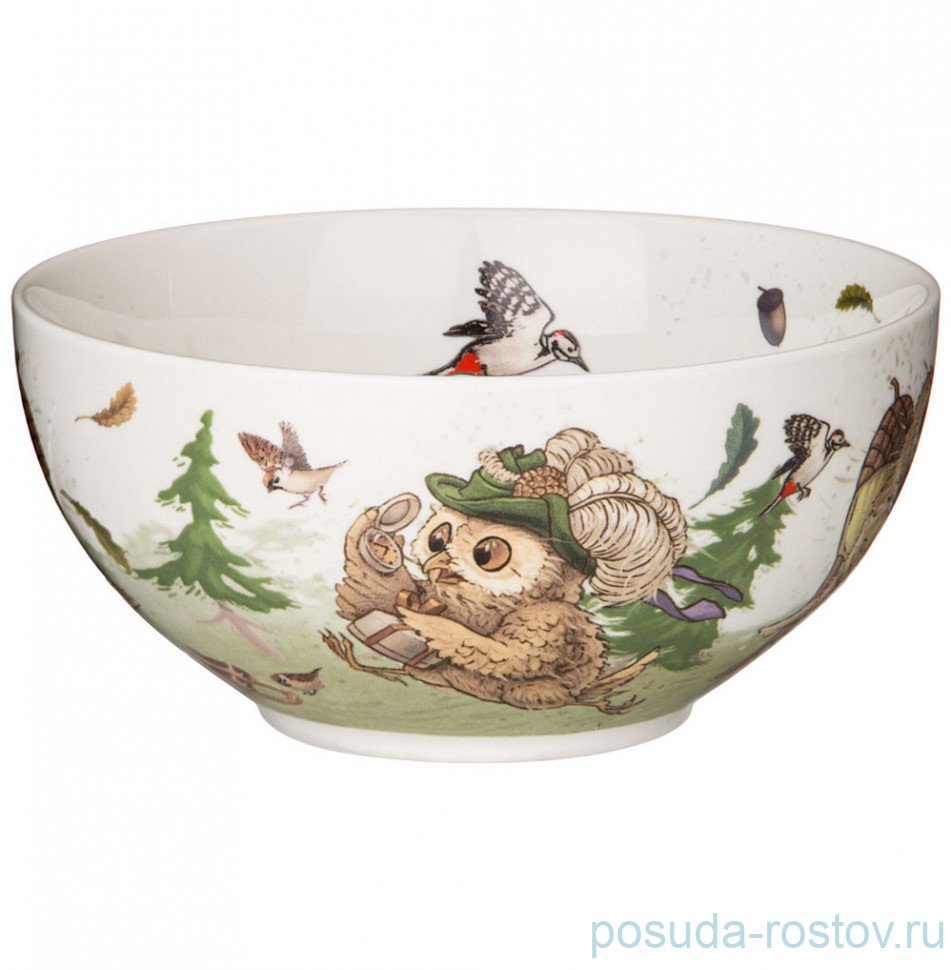 Салатник 15 см "Совы" / 258748