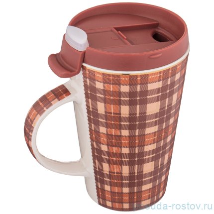 Кружка 450 мл &quot;break time /в клеточку&quot; / 269371