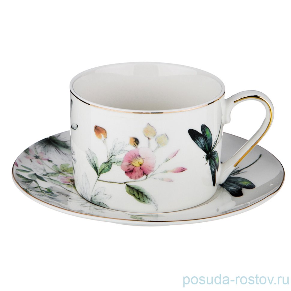 Чайная пара 250 мл 1 шт "Стрекоза" / 189543