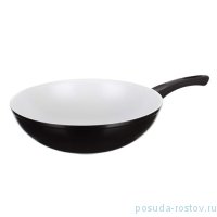 Сковорода вок 28 см с керамической антипригарной поверхностью черная &quot;Banquet /Ceramia&quot; / 152478