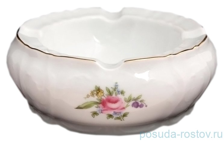 Пепельница 13 см "Бернадотт /Полевой цветок" / 047582 Пепельница 13 см "Бернадотт /Полевой цветок" / 047582