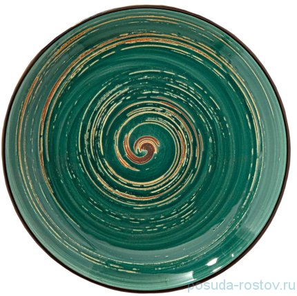 Тарелка 28 см зелёная &quot;Spiral&quot; / 261629
