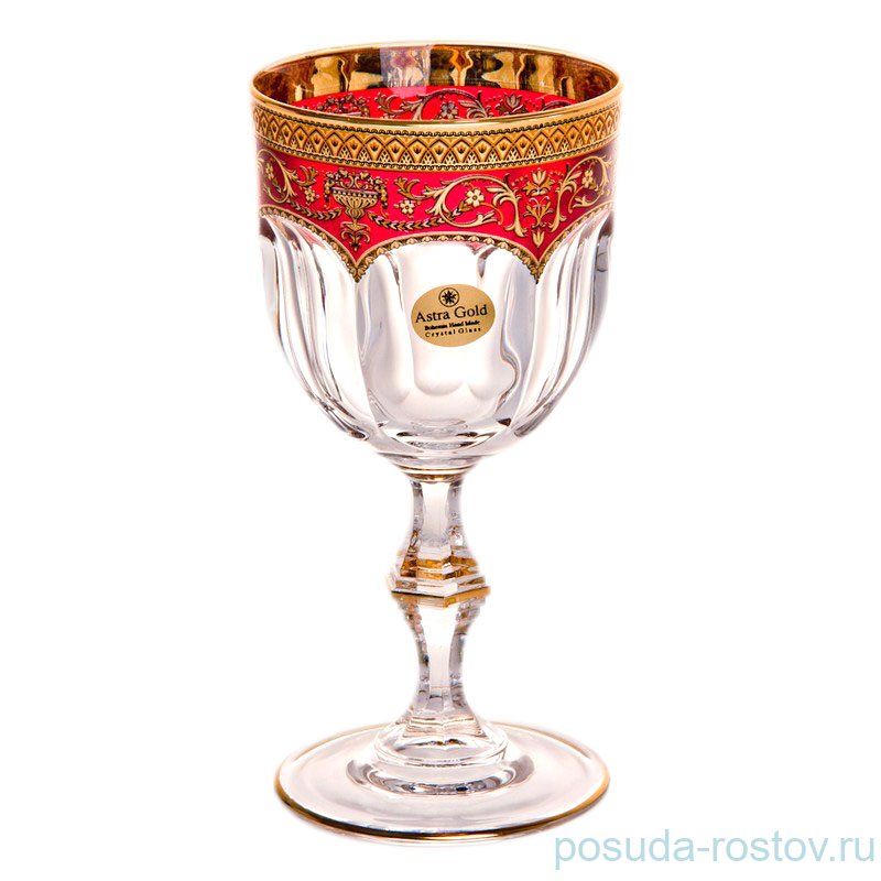 Бокалы для красного вина 230 мл 6 шт "Провенза /Империя /Красная" / 030346