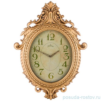 Часы настенные 54 х 73 см кварцевые овальные &quot;GALAXY&quot; / 234041