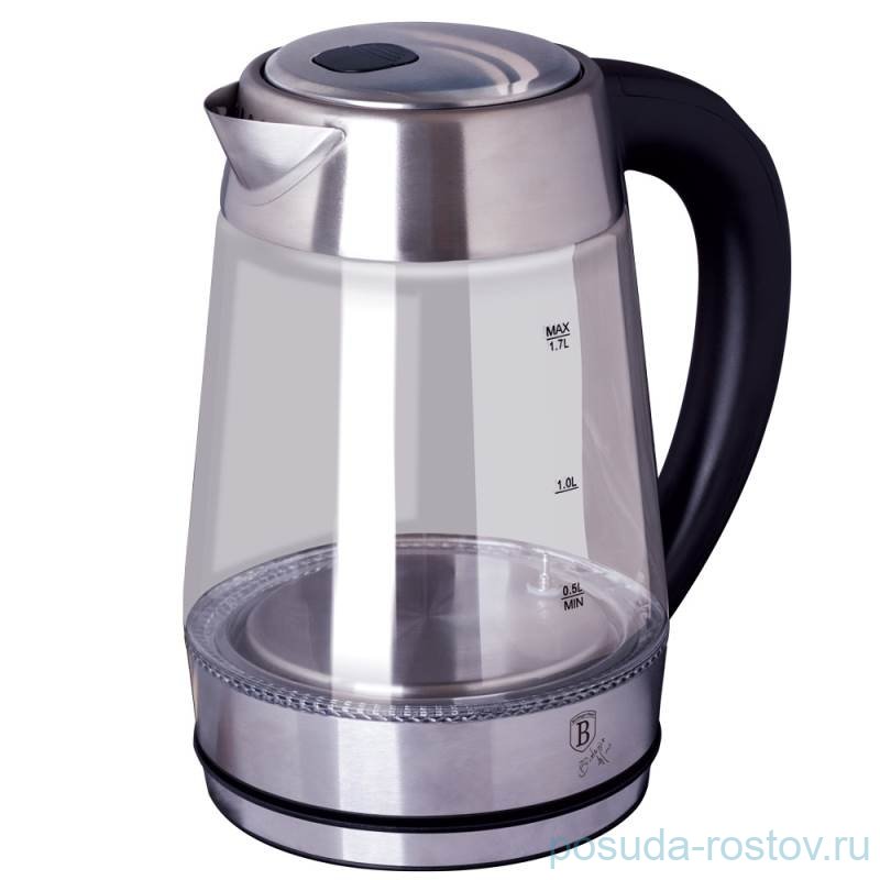 Чайник электрический 1,7 л  Berlinger Haus "Black Silver Collection" / 280731