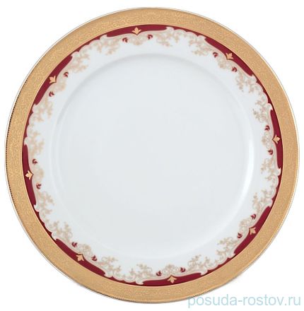 Набор тарелок 21 см 6 шт &quot;Кристина /Лилии на красном&quot; / 056212