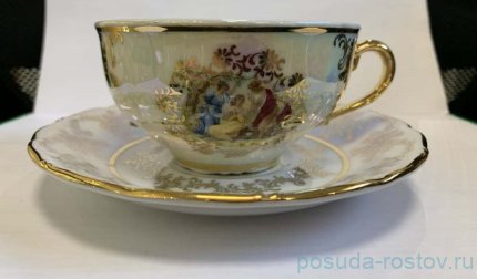 Чайная пара 210 мл 1 шт &quot;Симона /Мадонна перламутр&quot;  / 258158