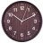 Часы настенные 30 см кварцевые &quot;Венге&quot; / 187951