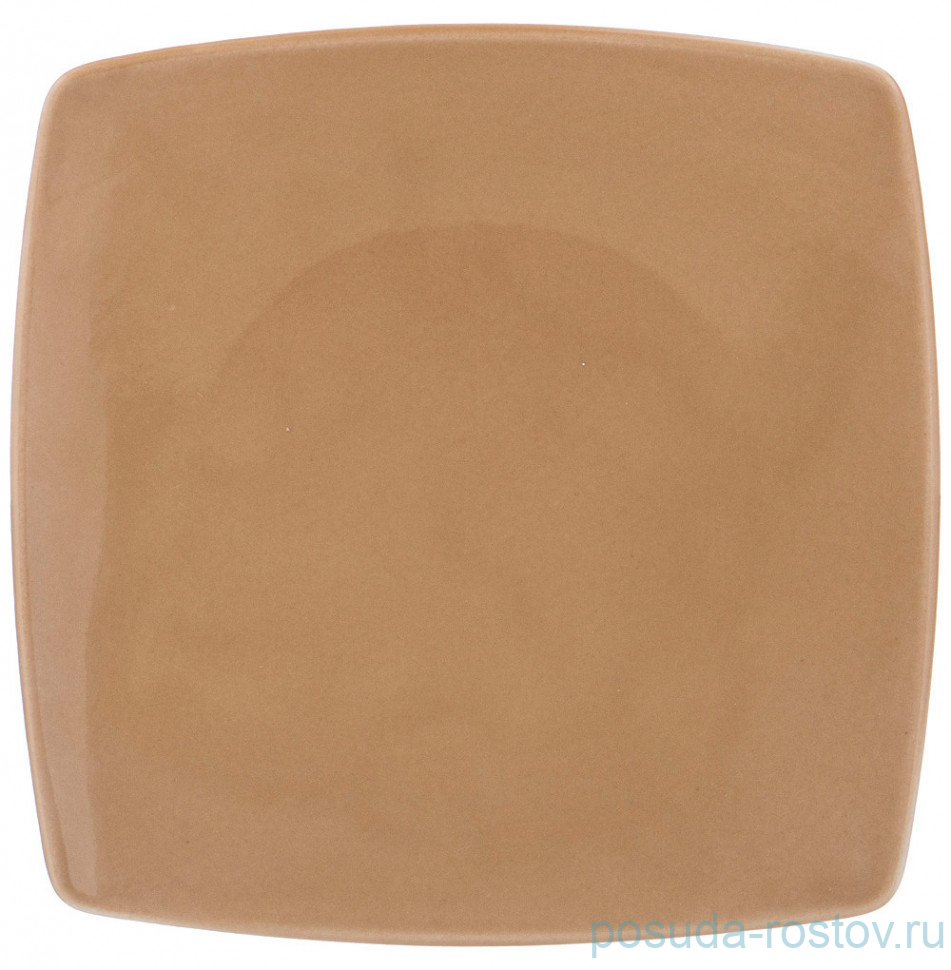 Тарелка 19 х 19 см квадратная "Tint /Мокко" / 296680