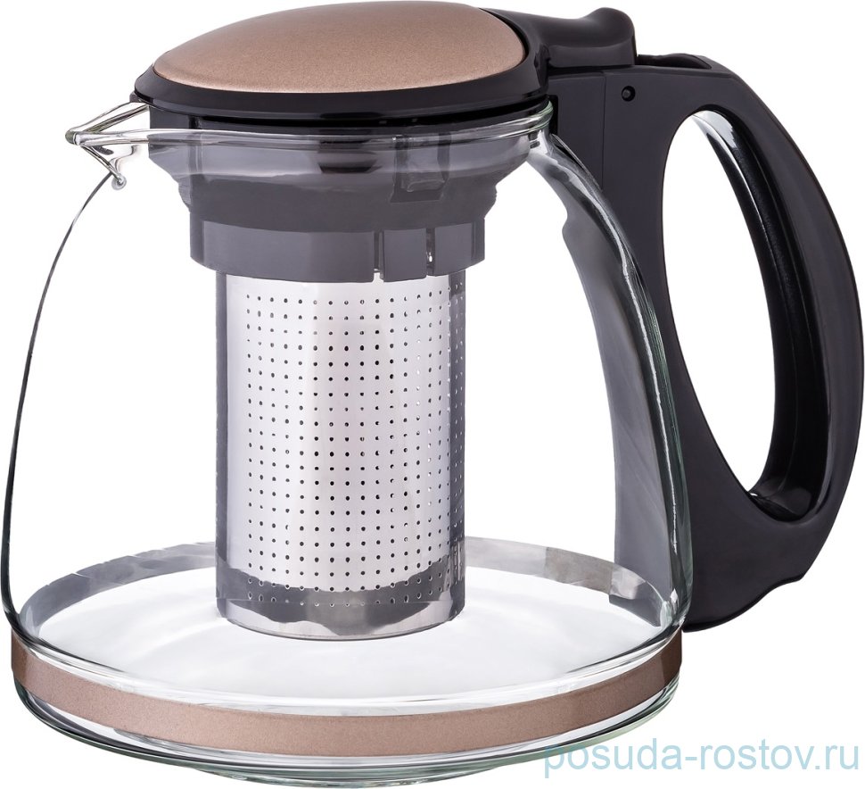 Заварочный чайник 1,1 л с фильтром кофейный "Agness" / 195709 Заварочный чайник 1,1 л с фильтром кофейный "Agness" / 195709