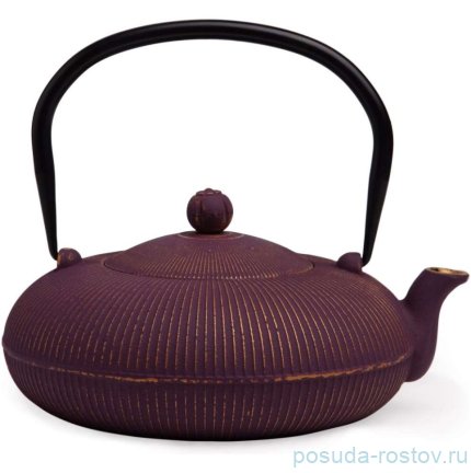 Заварочный чайник 1.2 л чугунный /эмалированное покрытие внутри бордовый Lefard / 379288
