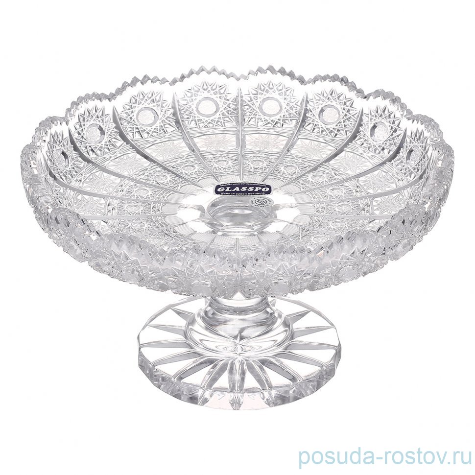 Ваза для конфет 20,5 см н/н "Хрусталь резной" / 342104 Ваза для конфет 20,5 см н/н "Хрусталь резной" / 342104