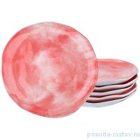 Набор тарелок 21 см 6 шт &quot;Парадиз /Розовый закат&quot; / 187509