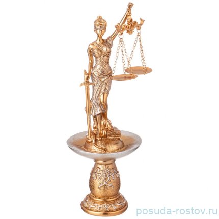 Фигурка декоративная фемида 11,4х11,1х31,4 см / 345680