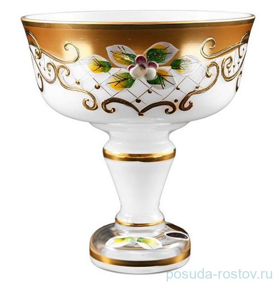 Конфетница 13 см н/н "Лепка белая" SC / 148238