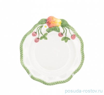 Блюдо 24 см круглое &quot;Фрукты&quot; / 271016