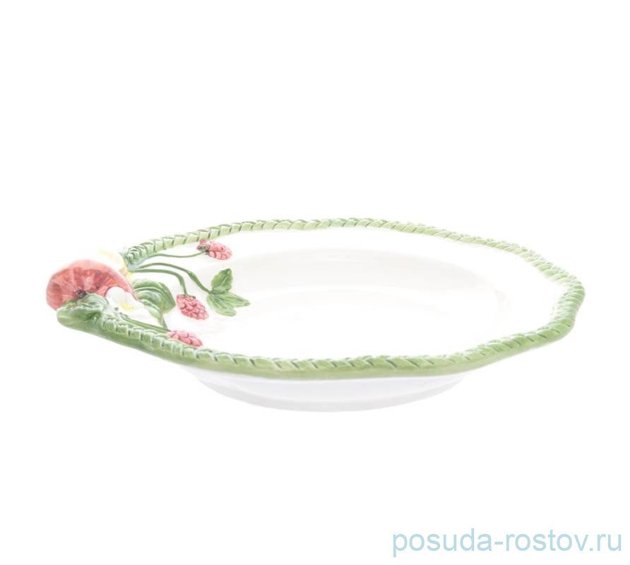 Блюдо 24 см круглое "Фрукты" / 271016